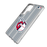 Cleveland Guardians Text Backdrop Clear Phone Case for Samsung Galaxy