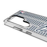 Cleveland Guardians Text Backdrop Clear Phone Case for Samsung Galaxy