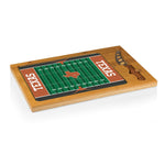 Texas Longhorns - Icon Glass Top Cutting Board & Knife Set