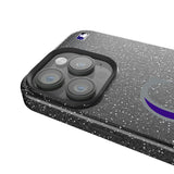 Colorado Rockies Linen Black Bling Phone Case for Apple iPhone