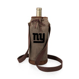 New York Giants - Waxed Canvas Wine Tote