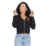 Syracuse Waffle Knit Zip Up Hoodie