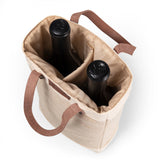 Miami Dolphins - Pinot Jute 2 Bottle Insulated Wine Bag