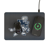 Dallas Cowboys 1966-1969 Historic Collection Linen 15-Watt Wireless Charger and Mouse Pad