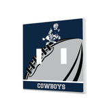 Dallas Cowboys 1966-1969 Historic Collection Passtime Hidden-Screw Light Switch Plate