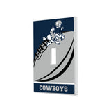 Dallas Cowboys 1966-1969 Historic Collection Passtime Hidden-Screw Light Switch Plate