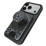 Dallas Cowboys Confetti PopSockets MagSafe-Compatible PopWallet+