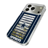 Dallas Cowboys Field Glitter Phone Case for Apple iPhone