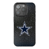 Dallas Cowboys Linen Black Bling Phone Case for Apple iPhone