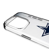 Dallas Cowboys Linen Clear Phone Case for Apple iPhone