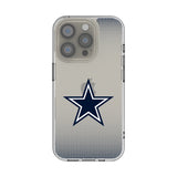 Dallas Cowboys Linen Clear Phone Case for Apple iPhone
