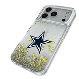 Dallas Cowboys Linen Glitter Phone Case for Apple iPhone