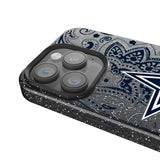Dallas Cowboys Paisley Black Bling Phone Case for Apple iPhone