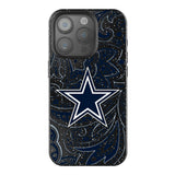 Dallas Cowboys Paisley Black Bling Phone Case for Apple iPhone