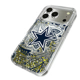 Dallas Cowboys Paisley Glitter Phone Case for Apple iPhone