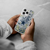 Dallas Cowboys Paisley Glitter Phone Case for Apple iPhone