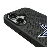 Dallas Cowboys Personalized EndZone Plus Bump Phone Case for Apple iPhone