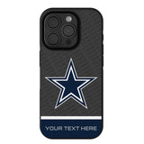 Dallas Cowboys Personalized EndZone Plus Bump Phone Case for Apple iPhone