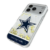 Dallas Cowboys Personalized EndZone Plus Glitter Phone Case for Apple iPhone