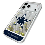 Dallas Cowboys Personalized EndZone Plus Glitter Phone Case for Apple iPhone