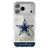 Dallas Cowboys Personalized EndZone Plus Glitter Phone Case for Apple iPhone
