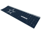 Dallas Cowboys Personalized Endzone Solid Curved Wireless Keyboard