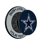 Dallas Cowboys Personalized Endzone Solid PopSockets Magnetic Phone Grip and Stand