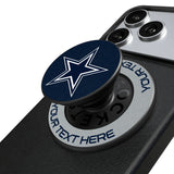 Dallas Cowboys Personalized Endzone Solid PopSockets Magnetic Phone Grip and Stand