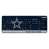 Dallas Cowboys Personalized Endzone Solid Wireless USB Keyboard