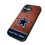 Dallas Cowboys Personalized Football Bump Phone Case for Apple iPhone