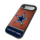 Dallas Cowboys Personalized Football Bump Phone Case for Apple iPhone