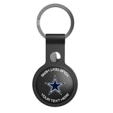 Dallas Cowboys Personalized Insignia Black Airtag Holder