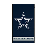 Dallas Cowboys Personalized Stripe 5000mAh Flat Powerbank