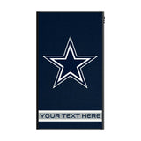 Dallas Cowboys Personalized Stripe 5000mAh Flat Powerbank