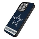 Dallas Cowboys Personalized Stripe Bump Phone Case for Apple iPhone
