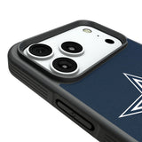 Dallas Cowboys Personalized Stripe Bump Phone Case for Apple iPhone