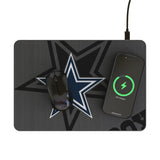 Dallas Cowboys Personalized Tilt 15-Watt Wireless Charger and Mouse Pad