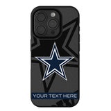 Dallas Cowboys Personalized Tilt Bump Phone Case for Apple iPhone