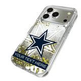 Dallas Cowboys Personalized Tilt Glitter Phone Case for Apple iPhone