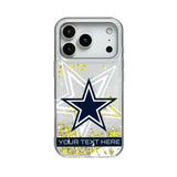 Dallas Cowboys Personalized Tilt Glitter Phone Case for Apple iPhone