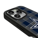 Dallas Cowboys Plaid MagSafe Compatible Phone Case for Apple iPhone