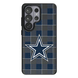 Dallas Cowboys Plaid MagSafe Compatible Phone Case for Samsung Galaxy 26 Series