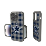 Dallas Cowboys Plaid Soft Touch Phone Case for Apple iPhone