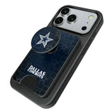 Dallas Cowboys Rivet PopSockets MagSafe-Compatible PopWallet+