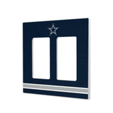 Dallas Cowboys Stripe Hidden-Screw Light Switch Plate