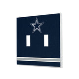 Dallas Cowboys Stripe Hidden-Screw Light Switch Plate