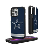 Dallas Cowboys Stripe Rugged Phone Case for Apple iPhone