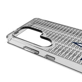 Dallas Cowboys Text Backdrop Clear Phone Case for Samsung Galaxy