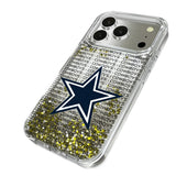 Dallas Cowboys Text Backdrop Glitter Phone Case for Apple iPhone