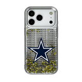 Dallas Cowboys Text Backdrop Glitter Phone Case for Apple iPhone